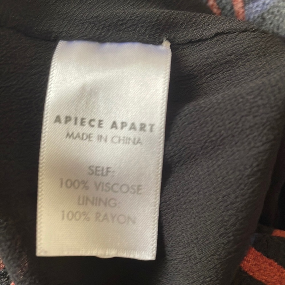 Apiece Apart New York ruffle top blouse, size US 4 - Picture 10 of 11